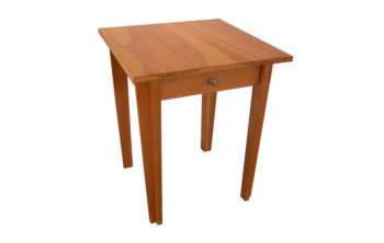 again - solid wood end table